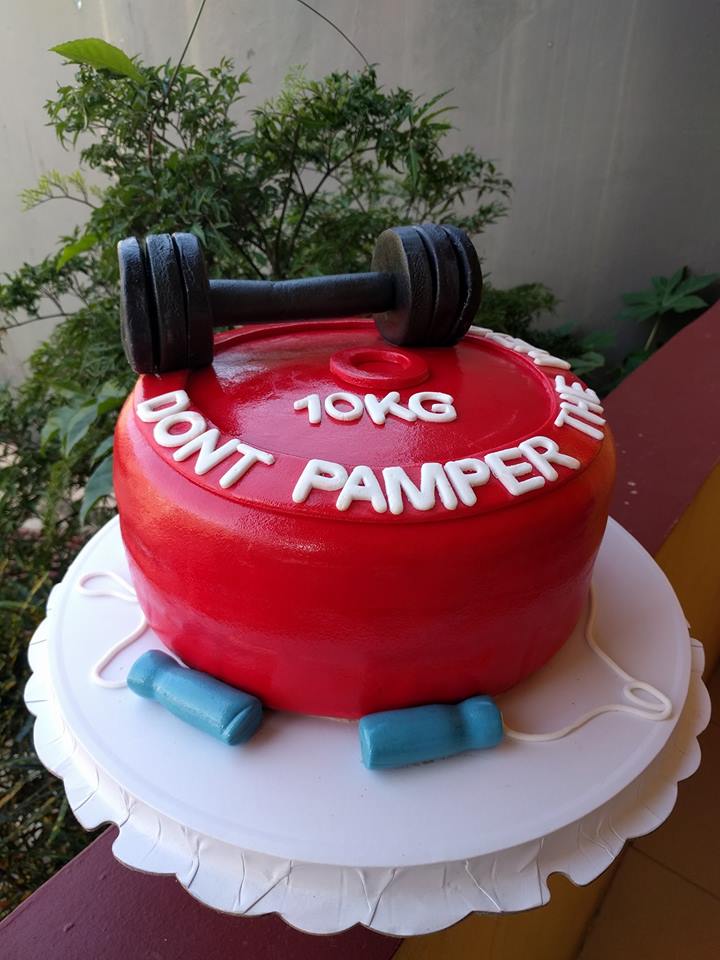Weight Lifting Cake